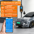 Feyree Typ 2 przenośna ładowarka EV 11 kW 16 A 3 fazy WiFi Bluetooth TUYA 5 m