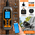 Feyree Typ 2 przenośna ładowarka EV 11 kW 16 A 3 fazy WiFi Bluetooth TUYA 5 m