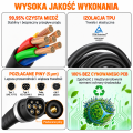 Feyree Typ 2 przenośna ładowarka EV 11 kW 16 A 3 fazy WiFi Bluetooth TUYA 5 m