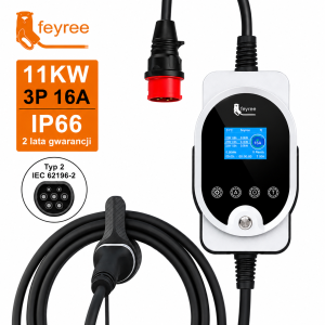 Feyree typ 2 stacja ładowania Wallbox 11kW 16A 3 fazy Wi-Fi APP