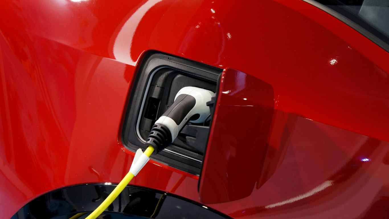 Ładowarka mobilna w terenie zielonym Feyree